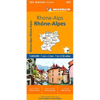 France: Rhone-Alps Map 523 [Sheet map, folded]
