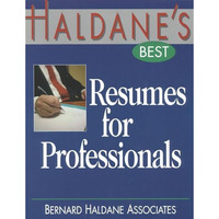 Haldane's Best Resumes For Professionals [Paperback]
