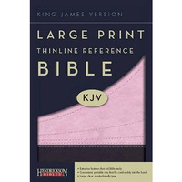 KJV Large Print Thinline Reference Bible, Flexisoft (Red Letter, Imitation Leath [Leather / fine bindi]