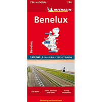 Michelin Benelux Map 714: Belgium, The Netherlands, Luxembourg [Sheet map, folded]