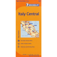 Michelin Italy: Central Map 563 [Sheet map, folded]