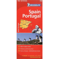 Michelin Spain & Portugal Map 734 [Sheet map, folded]