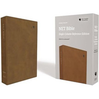 NET Bible, Single-Column Reference, Leathersoft, Brown, Comfort Print: Holy Bibl [Leather / fine bindi]