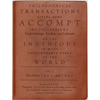 Philosophical Transactions: Tan Lined Journal [Leather / fine bindi]