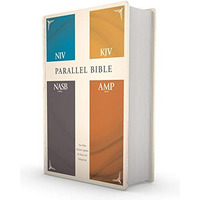 NIV, KJV, NASB, Amplified, Parallel Bible, Hardcover: Four Bible Versions Togeth [Hardcover]