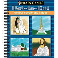 Brain Games Dot To Dot Famous People [Spiral-bound]