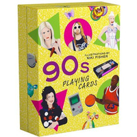 90s Playing Cards: Featuring the Decade's Most Iconic People, Objects, and Momen [Novelty book]