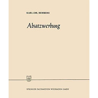 Absatzwerbung [Paperback]