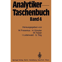 Analytiker-Taschenbuch: Band 4 [Paperback]