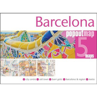 Barcelona PopOut Map [Sheet map, folded]