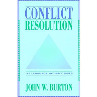 Conflict Resolution: Its Language and Processes [Paperback]