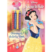 Disney: Snow White Coloring with Crayons [Paperback]