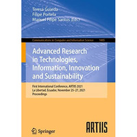 Advanced Research in Technologies, Information, Innovation and Sustainability: F [Paperback]