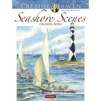 Creative Haven Seashore Scenes Coloring Book [Paperback]