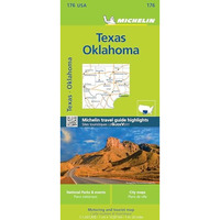 Michelin USA Texas, Oklahoma Map 176 [Sheet map, folded]