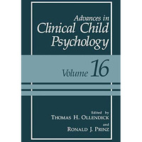 Advances in Clinical Child Psychology [Hardcover]