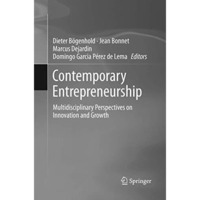 Contemporary Entrepreneurship: Multidisciplinary Perspectives on Innovation and  [Paperback]