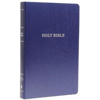 KJV Holy Bible: Gift and Award, Blue Leather-Look, Red Letter, Comfort Print: Ki [Paperback]