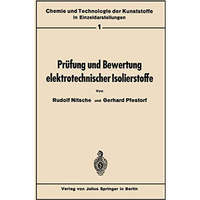 Pr?fung und Bewertung elektrotechnischer Isolierstoffe [Paperback]