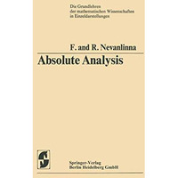 Absolute Analysis [Paperback]