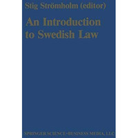 An Introduction to Swedish Law: Volume 1 [Paperback]