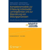 Kompetenzmodelle zur Erfassung individueller Lernergebnisse und zur Bilanzierung [Paperback]