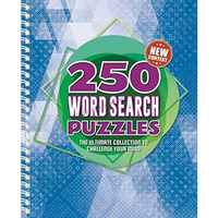 250 Word Search Puzzles: 250 Easy to Hard Wordsearch Puzzles for Adults [Spiral bound]