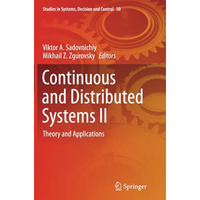 Continuous and Distributed Systems II: Theory and Applications [Paperback]