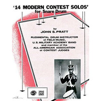 14 Modern Contest Solos: For Snare Drum [Paperback]