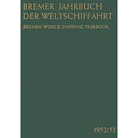 1952/53: Analyse der Schiffahrtswirtschaft [Paperback]
