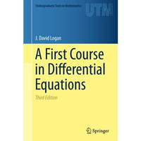 A First Course in Differential Equations [Hardcover]