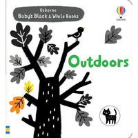 Baby's Black and White Books: Outdoors [Board book]