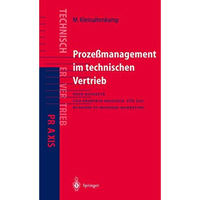 Proze?management im Technischen Vertrieb: Neue Konzepte und erprobte Beispiele f [Hardcover]