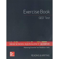 High School Equivalency Achieve, GED Exercise Book Reading and Writing [Paperback]