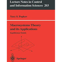 Macrosystems Theory and its Applications: Equilibrium Models [Paperback]