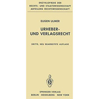 Urheber- und Verlagsrecht [Paperback]