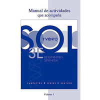 Workbook/Lab Manual (Manual de actividades) Volume 1 for Sol y viento [Paperback]