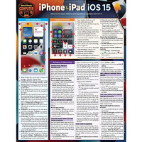 iPhone & iPad iOS 15: a QuickStudy Laminated Reference Guide [Fold-out book or cha]