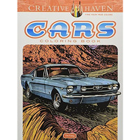Creative Haven Cars Coloring Book [Paperback]