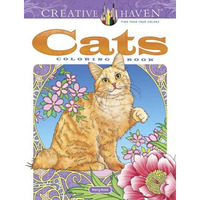 Creative Haven Cats Coloring Book [Paperback]