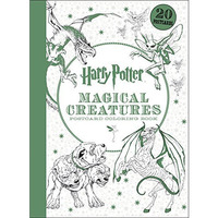 Harry Potter Magical Creatures Postcard Coloring Book [Paperback]