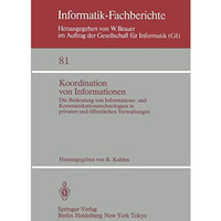 Koordination von Informationen: Die Bedeutung von Informations- und Kommunikatio [Paperback]