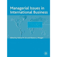 Managerial Issues in International Business [Hardcover]