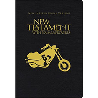 NIV, New Testament with Psalms and   Proverbs, Pocket-Sized, Paperback, Black Mo [Paperback]