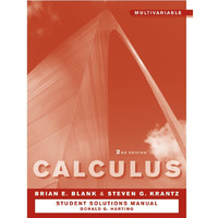 Student Solutions Manual to accompany Calculus: Multivariable 2e [Paperback]