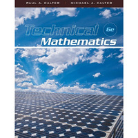 Technical Mathematics [Hardcover]