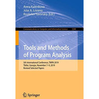 Tools and Methods of Program Analysis: 5th International Conference, TMPA 2019,  [Paperback]