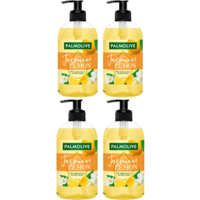 Palmolive Botanical Jasmine  Lemon Liquid Hand Soap With Pump 500ml -Pack of 4