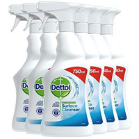 Dettol Surface Cleanser Anti-Bacterial Spray 750ml - Pack of 6