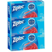 Ziploc Large Freezer Bags (3 packs of 50)